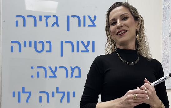 צורן גזירה צורן נטייה